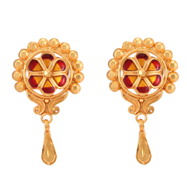 Mina Flower Small Crown Choker Set