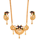 Sabeki Mina Mayur Chain Necklace Set