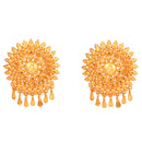 Aditi - Round Motif Pendant Set With Chain (24 Inch ) - BRISHNI