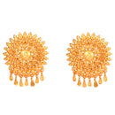 Aditi - Round Motif Pendant Set With Chain (24 Inch ) - BRISHNI