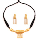 Amaya - Locket Set With Matching Earrings - BRISHNI