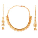 Antara - Beaded Chatai Necklace With Kantana Jhumka - BRISHNI
