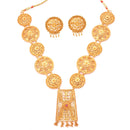 Big Pasha Decorated Long Necklace Set - BRISHNI