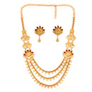 Blazing Sun Three Layer Small Lahara Set - BRISHNI