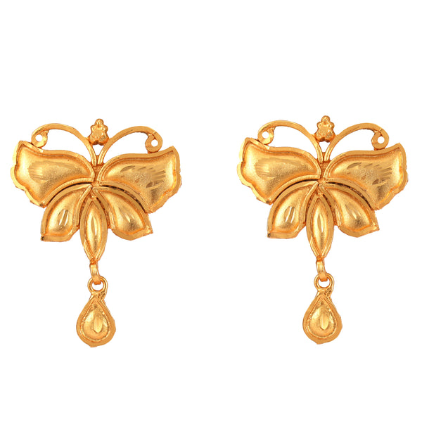 Dual Butterfly Lahara Necklace Set - BRISHNI