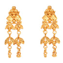 Dual Leaf Double Layer Jhalor Necklace Set - BRISHNI