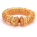 Floral Studed Bala With Screw - One Piece - BRISHNI