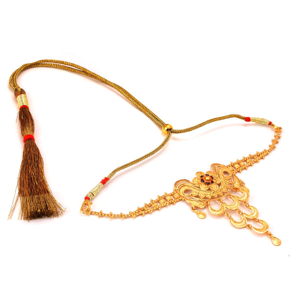 Floral Wing Jhalor Choker Set - BRISHNI