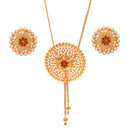 Flower Centric Classic Art Tie Chain Set - BRISHNI