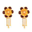 Flower Drop Hansuli Necklace - BRISHNI