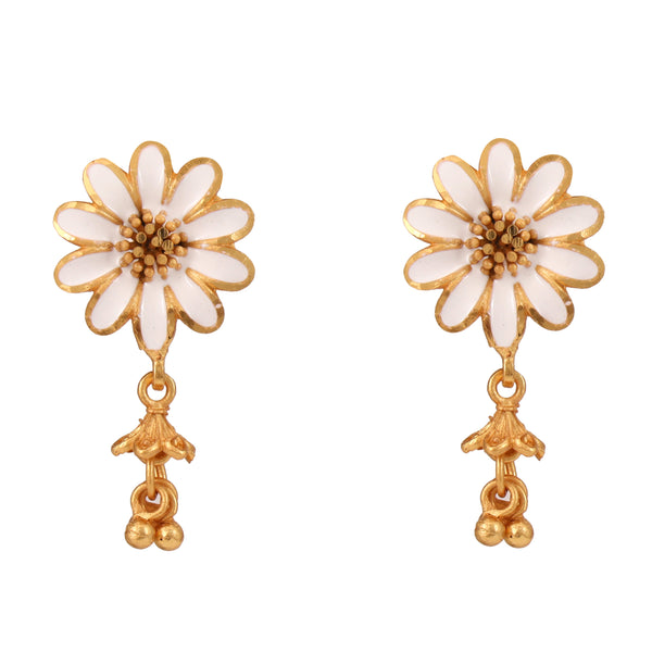 Gerbera Tie Chain Necklace Set - BRISHNI