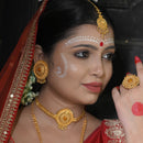 Gold Drop Pasa Choker Set | Gold - plated Collection - BRISHNI