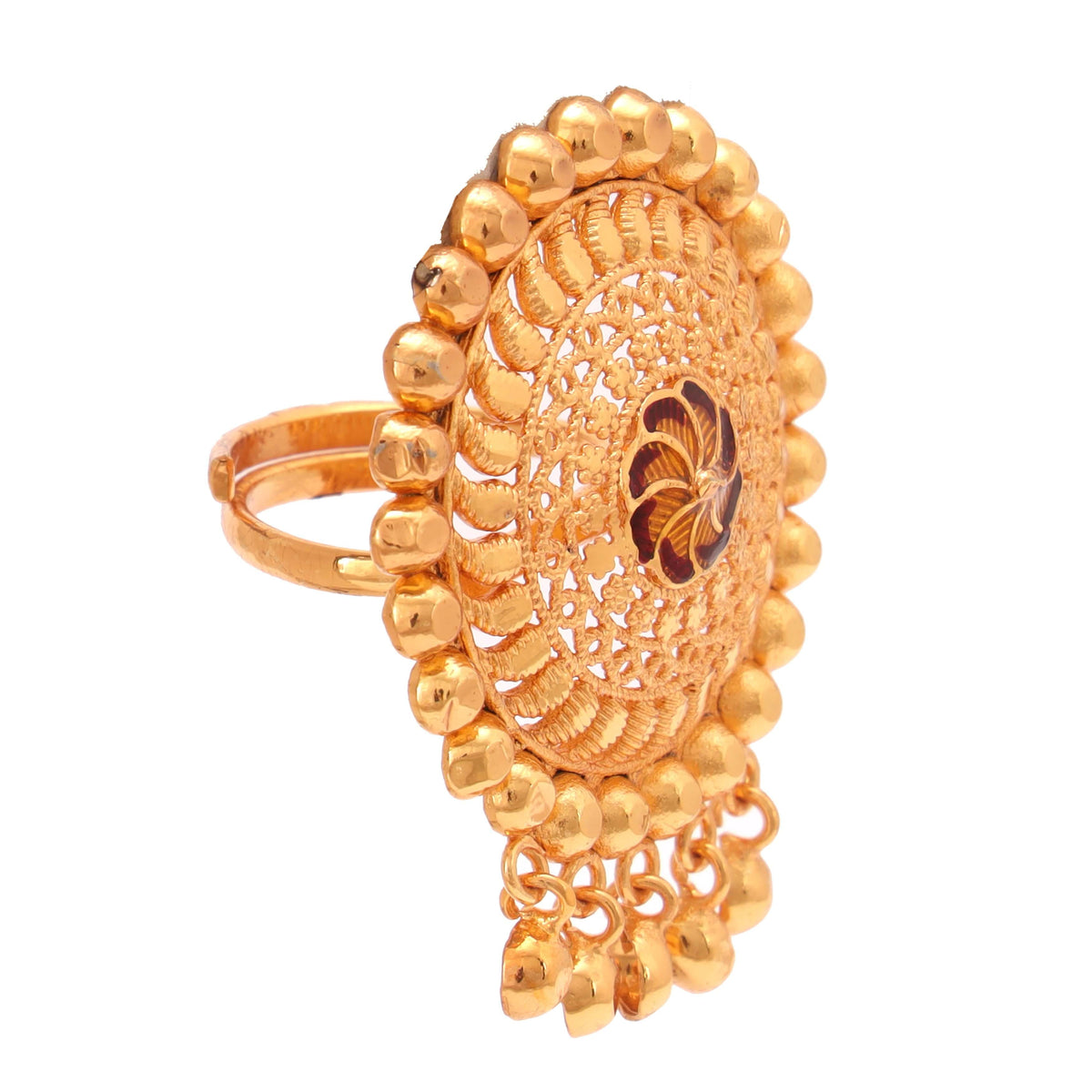Gold Drop Pasha Ring