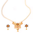 Kiara - Single Line Beaded Necklace Set - BRISHNI