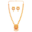 Leafy Chain Jaal work Slick Sitahar Set - BRISHNI