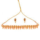 Oval Frame Slick Minakari Kanthi Necklace - BRISHNI