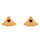 Pakha Style Small Pendant Set With Thread Tassel - BRISHNI