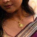 Pradip design Stone Studded Pendant Set with Chain (18 inch) - BRISHNI