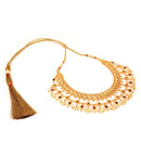 Purba - Minakari Heavy Chatai Necklace Set - BRISHNI