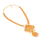 Revati Sitahar Earrings Set featuring a 24K gold plated copper necklace, perfect for Bengali bridal looks.