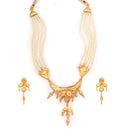 Saroja - Beaded Necklace set - BRISHNI
