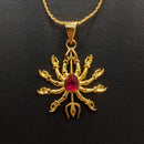 Shakti Pendant Set With Chain (18 INCH) - BRISHNI