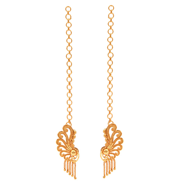 Tulip Embrace Locket Set With Chain (24 inch) - BRISHNI