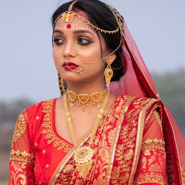 Aloka - Sitahar With Matching Earrings - BRISHNI