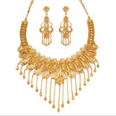 Bridal Floral Necklace Set - BRISHNI