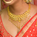 Bridal Floral Necklace Set - BRISHNI