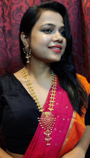 Bunai - Crosswork Necklace Earrings Set - BRISHNI