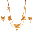 Butterfly Chain Necklace set - BRISHNI