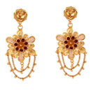 Chain Layered Bridal Necklace Set - BRISHNI