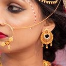 Chandbali White Beaded Sitahar Set - BRISHNI