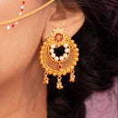 Chandbali White Beaded Sitahar Set - BRISHNI