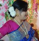 Chandbali White Beaded Sitahar Set - BRISHNI