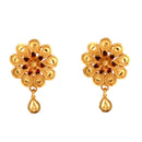 Daisy Embraced White Beaded Necklace Set - BRISHNI