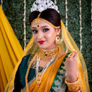 Daisy Embraced White Beaded Necklace Set - BRISHNI