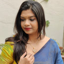 Daisy Flower Pendant Set With Chain (18Inch) - BRISHNI