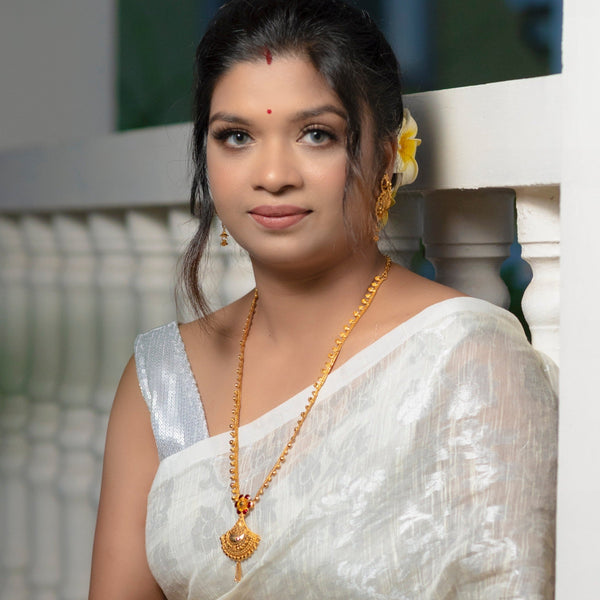 Dipti - Minakari Chain Necklace Set - BRISHNI