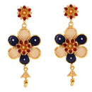 Drop Motif Minakari Chatai Necklace - BRISHNI