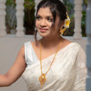 Filigree Floral Chain Necklace Set - BRISHNI