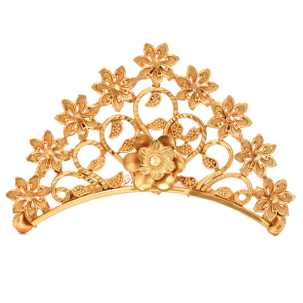 Floral Point Bridal Crown - BRISHNI