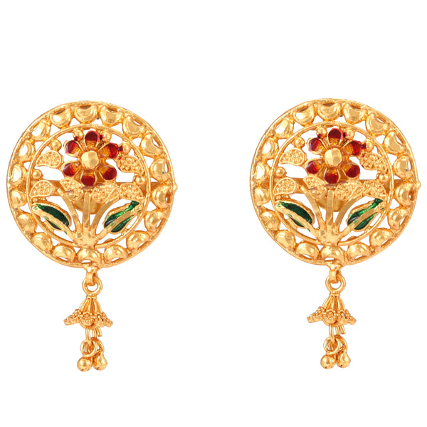 Gardenia Minakari Tassel Set - BRISHNI