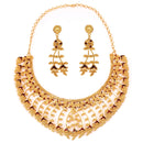 Jnui (Jasmin) Minakari Heavy Necklace Set - BRISHNI