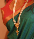 Madhuban - White Beaded Sitahar Set - BRISHNI