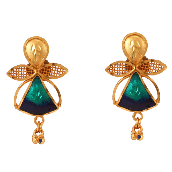 Minakari Mayur Tassel Set - BRISHNI