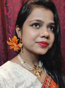 Monihar - Mayur Monihar With Matching Earings - BRISHNI