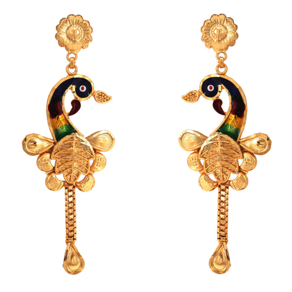 Monihar- Mayur Monihar With Matching Earings - BRISHNI