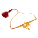 Nayantara - Flower Motif Choker With Earrings - BRISHNI